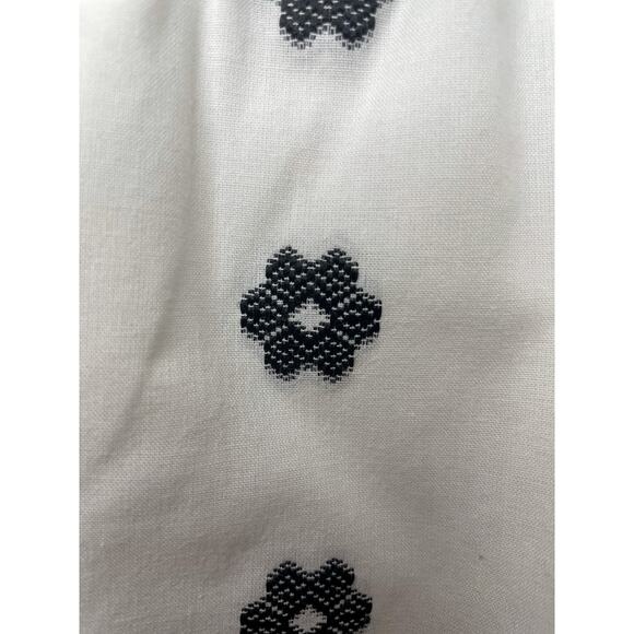 Rachel Zoe Embroidered Floral White Blouse Size 6 - Picture 4 of 6